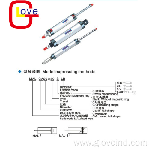 MAL Pneumatic mini Cylinder